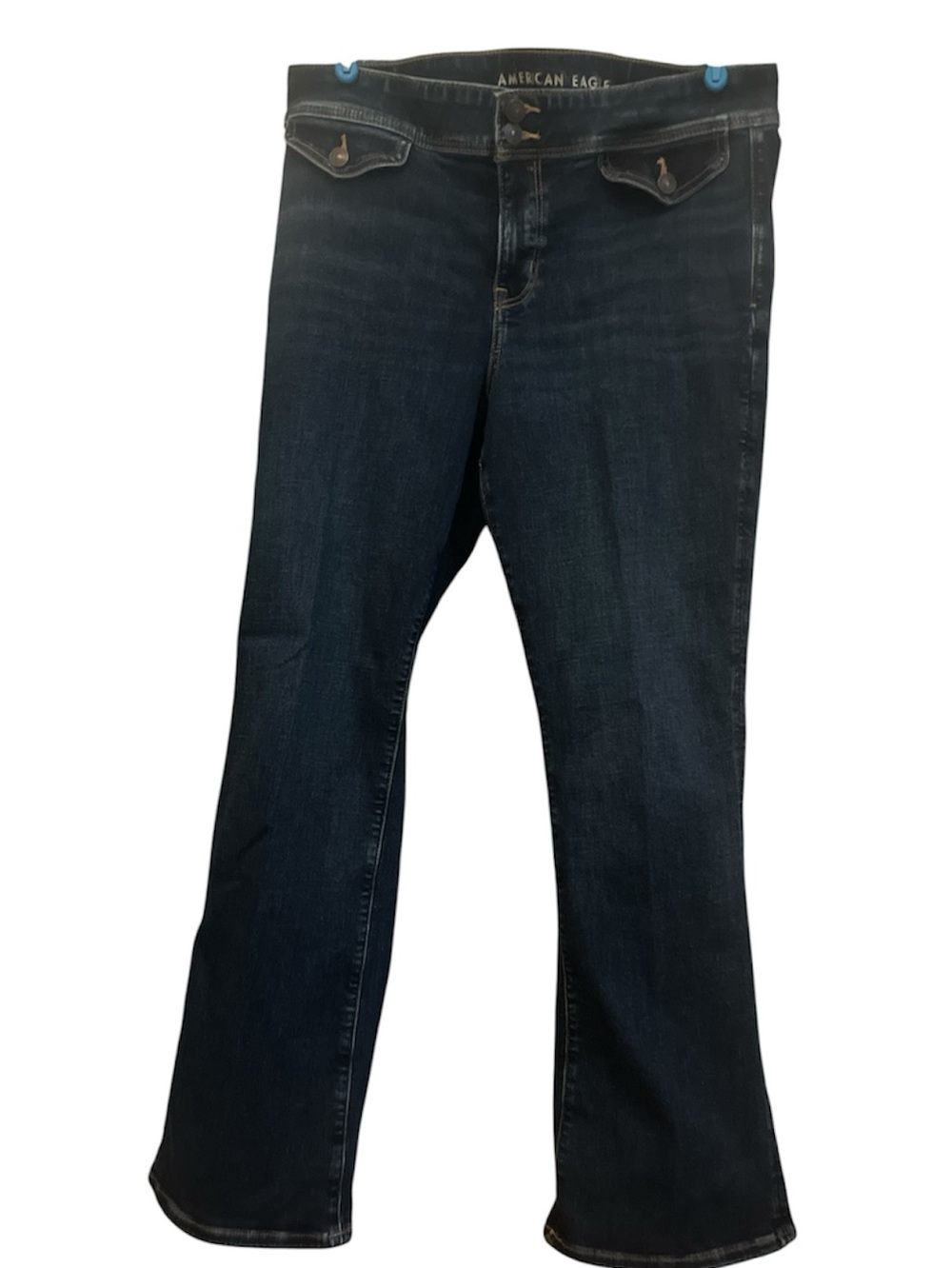 American Eagle Indigo Stretch Denim Jeans size 14.